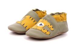 Robeez Tiger Nap Hausschuh, kaki, 23 EU von Robeez