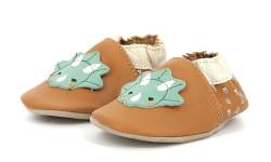 Robeez Triceradino Babyschuhe, Camelgrün, 17/18 EU, Camel Grün, 17/18 EU von Robeez