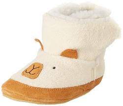 Robeez Unisex Baby Rob Furr CRP Krippenschuh, Beige, Braun, 21 EU von Robeez