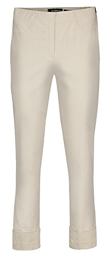 Robell Bella 7/8 Sommer + Winter Stretchhosen Schlupfhosen #Bella 09 (46, Sommer Beige) von Robell