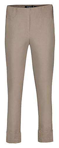 Robell Bella 7/8 Sommer + Winter Stretchhosen Schlupfhosen #Bella 09 (46, Sommer Taupe) von Robell