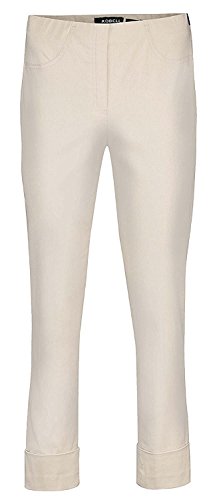 Robell Bella Slim Fit 7/8 Stretchhosen Schlupfhosen Damen Hosen #Bella 09 Collection Frühjahr/Sommer 2017 (beige(14),38) von Robell