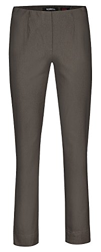 Robell Ich will Marie Damen Bengaline Stretchhose in Warmer Winterqualität Taupe2 18 Gr.46 von Robell