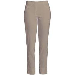 Robell Style BELLA09-7/8 Stoffhose Damen high Waist - Damenhose Power Stretch - Bengaline Stoff Hose mit Aufschlag und Gesäßtaschen - Bitte eine Größe Kleiner bestellen von Robell