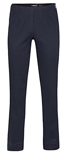 Robell Style Marie - Damen Jeans Straight - Jeanshose Damen high Waist - Stretch Jeans Hose bequemen Oberschenkel - Moderne Damenhose - Bitte Zwei Größen Kleiner bestellen, Darkblue, 46 von Robell