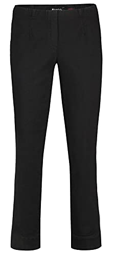 Robell Style Marie - Damen Jeans Straight - Jeanshose Damen high Waist - Stretch Jeans Hose bequemen Oberschenkel - Moderne Damenhose - Bitte Zwei Größen Kleiner bestellen, Schwarz, 36 von Robell