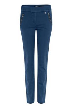 Robell Style NENA - Damen Jeans Straight - Jeanshose Damen high Waist - Stretch Jeans Hose mit Gesäßtaschen - Damenhose mit schmalem Bein - Slim FIT von Robell