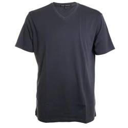Robert Barakett V-Ausschnitt Kurzarm Pima Baumwolle Casual Solid Herren T-Shirt, Kanone, XL von Robert Barakett
