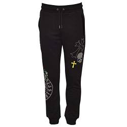 Herren Jogging Pant - Coulor Cross - Black M von Roberto Geissini