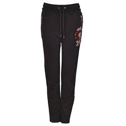 Roberto Geissini Damen Pant - Ornament - Black L von Roberto Geissini