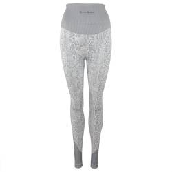 Roberto Geissini Damen Sport Leggings Snake Grey L von Roberto Geissini