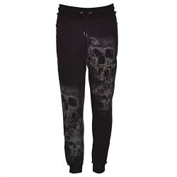 Roberto Geissini Herren Jogging Pant - Mystic Skull - Black 3XL von Roberto Geissini