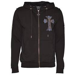 Roberto Geissini Herren Sweatjacke - Blue Cross 2XL von Roberto Geissini