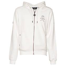 Roberto Geissini Herren Sweatjacke - Bones - off white 2XL von Roberto Geissini