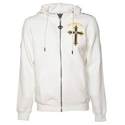 Roberto Geissini Herren Sweatjacke - Cross-Wings - off white 3XL von Roberto Geissini