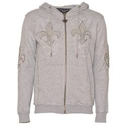 Roberto Geissini Herren Sweatjacke - VIP - grey L von Roberto Geissini