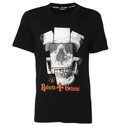 Roberto Geissini Herren T-Shirt Skull-Cards-Black M von Roberto Geissini