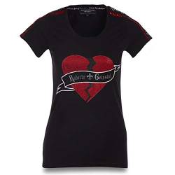 Roberto Geissini T-Shirt Broken Heart Women Black L von Roberto Geissini