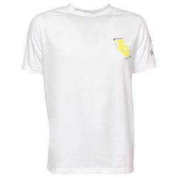 Roberto Geissini T-Shirt Cross X Yellow - White L von Roberto Geissini