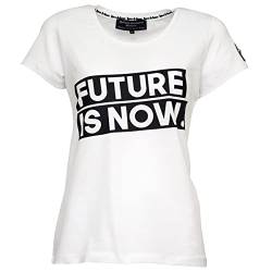 Roberto Geissini T-Shirt Future is Now - White - M von Roberto Geissini