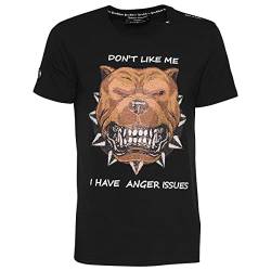 Roberto Geissini Unisex T-Shirt Evil Dog-Black- L von Roberto Geissini