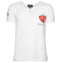 Roberto Geissini Unisex T-Shirt Heart White XL von Roberto Geissini
