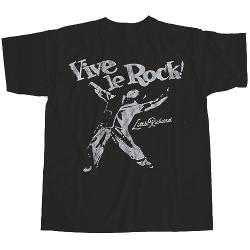 Robot Rave Vive Le Rock Worn by Sid Vicious T-Shirt, Schwarz , L von Robot Rave