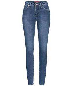 Rock Creek Damen Jeans Hose Skinny Jeanshose Designer Jeans Stonewashed Stretch Jeans Damenhose Damenjeans D-398 Blue W28 L32 von Rock Creek