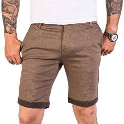 Rock Creek Designer Chino Shorts Herren Short Sommerhose Elegant Bermuda Kurz Herrenhose Anzugsshorts Herrenshorts Bermudas RC-2204 Dunkelbeige W29 von Rock Creek