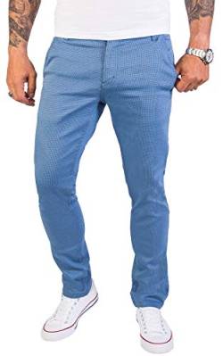 Rock Creek Herren Chino Hose Slim Fit Business Hosen Chinohose Stoffhose Chinos Hosen für Männer Casual Elegante Hose RC-2154 Himmelblau W34 L30 von Rock Creek