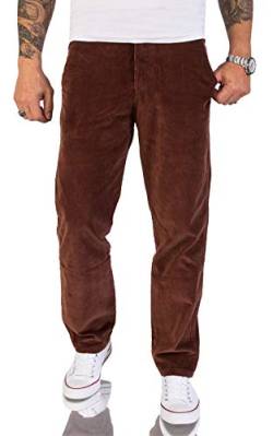 Rock Creek Herren Cord Hose Regular Fit Chino Hose Klassische Hosen Herrenhose Straight Cut Chinos Herren Cordhosen RC-2156 Ocker W29 L30 von Rock Creek