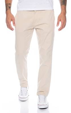 Rock Creek Herren Designer Chino Hose Regular Slim Chinohose RC-390 Sand W30 L32 von Rock Creek