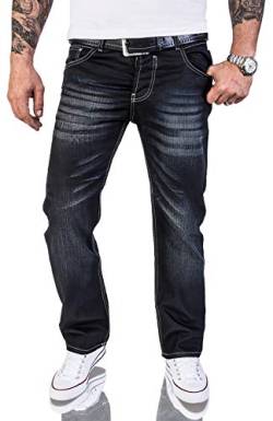 Rock Creek Herren Designer Jeans Wachsbeschichtung Coated Stonewash RC-2064 W31 L32 von Rock Creek