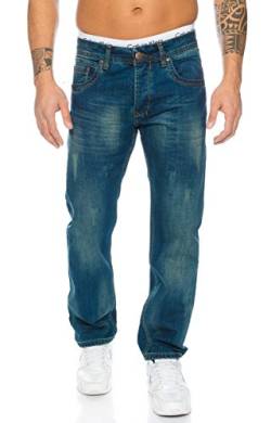 Rock Creek Herren Jeans Blau RC-2103 [W34 L32] von Rock Creek