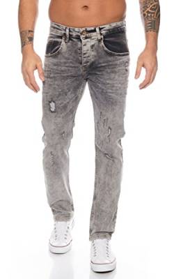 Rock Creek Herren Jeans Dark Grey RC-2106 [W29 L30] von Rock Creek