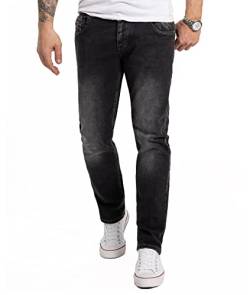 Rock Creek Herren Jeans Regular Fit Stretch Jeans Männerhose Herrenjeans Denim Hosen Herrenhose Straight Cut Stonewashed RC-2273 Dunkelgrau W29 L32 von Rock Creek