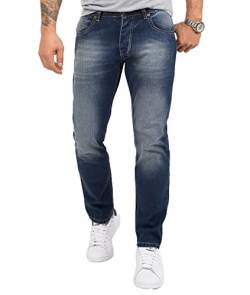 Rock Creek Herren Jeans Regular Fit Stretch Jeans Männerhose Herrenjeans Denim Hosen Herrenhose Straight Cut Stonewashed RC-2343 Blau W29 L30 von Rock Creek