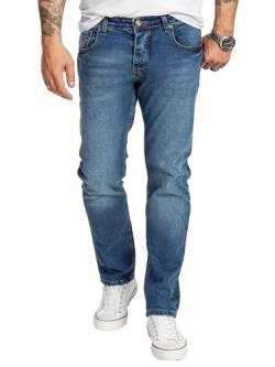 Rock Creek Herren Jeans Regular Fit Stretch Jeans Männerhose Herrenjeans Denim Hosen Herrenhose Straight Cut Stonewashed RC-2401 Blau W29 L32 von Rock Creek