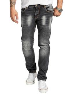 Rock Creek Herren Jeans Regular Fit Stretch Jeans Männerhose Herrenjeans Denim Hosen Herrenhose Straight Cut Stonewashed RC-2404 Dunkelgrau W32 L34 von Rock Creek