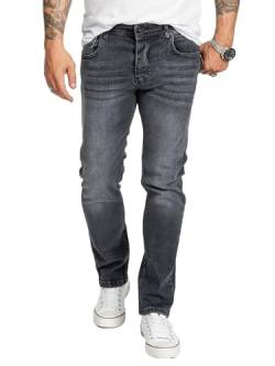 Rock Creek Herren Jeans Regular Fit Stretch Jeans Männerhose Herrenjeans Denim Hosen Herrenhose Straight Cut Stonewashed RC-2413 Grau W32 L36 von Rock Creek