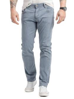 Rock Creek Herren Jeans Regular Fit Stretch Jeans Männerhose Herrenjeans Denim Hosen Herrenhose Straight Cut Stonewashed RC-2415 Grau W40 L34 von Rock Creek