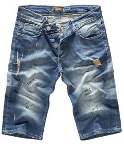 Rock Creek Herren Jeans Shorts Bermuda Hose Denim Sommer Short Blau Herrenshorts Jeansshorts H-117 [ 5502 Blau W29 ] von Rock Creek