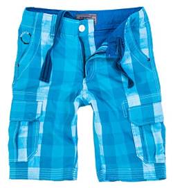 Rock Creek Herren Karoshorts Bermuda Hose CAGO-Shorts Sommer Hose kurz Shorts Herrenshorts H-158 M Blue12 von Rock Creek