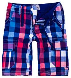 Rock Creek Herren Karoshorts Bermuda Hose CAGO-Shorts Sommer Hose kurz Shorts Herrenshorts H-158 M Blue8 von Rock Creek