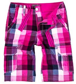 Rock Creek Herren Karoshorts Bermuda Hose CAGO-Shorts Sommer Hose kurz Shorts Herrenshorts H-158 S Pink1 von Rock Creek