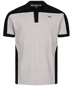 Rock Creek Herren Polo T-Shirts Basic Shirt Kurzarm Poloshirt Polohemd Slim Fit Sommer Shirts Männer T Shirt Top Polokragen H-305 Schwarz XL von Rock Creek