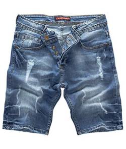Rock Creek Herren Shorts Jeansshorts Denim Stretch Sommer Shorts Regular Slim [RC-2123 - Night Blue W29] von Rock Creek