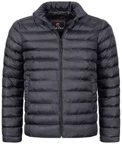 Rock Creek Herren Steppjacke Übergangsjacke Leicht Herrenjacke Männer Jacken Stepp Jacken mit Kapuze Daunenjacke Thremojacke H-320 Navy L von Rock Creek