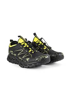 ROCK EXPERIENCE Herren Cross Roads Hiking Shoe, 0208 Kaviar + 2134 Sicherheit Gelb, 42 EU von Rock Experience