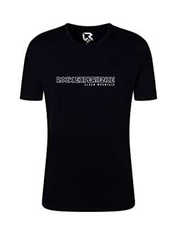 Rock Experience Men's Adak P.1 SS T-Shirt, Caviar, Large von Rock Experience